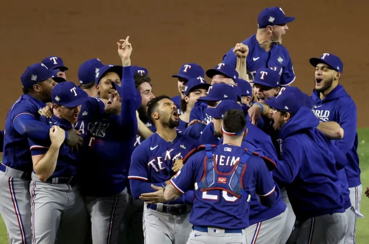 Texas Rangers fans lose their minds after first World Series title in franchise history