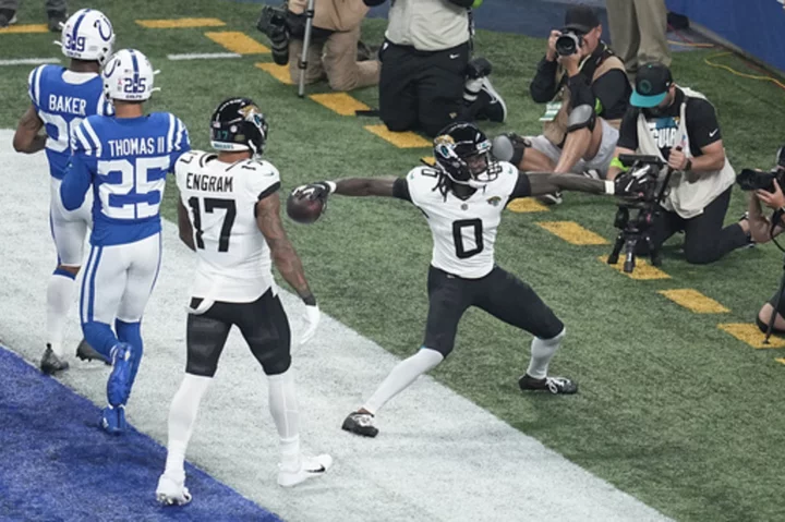 Jaguars pass rusher Josh Allen earns a raise in opener but will have to wait to cash in