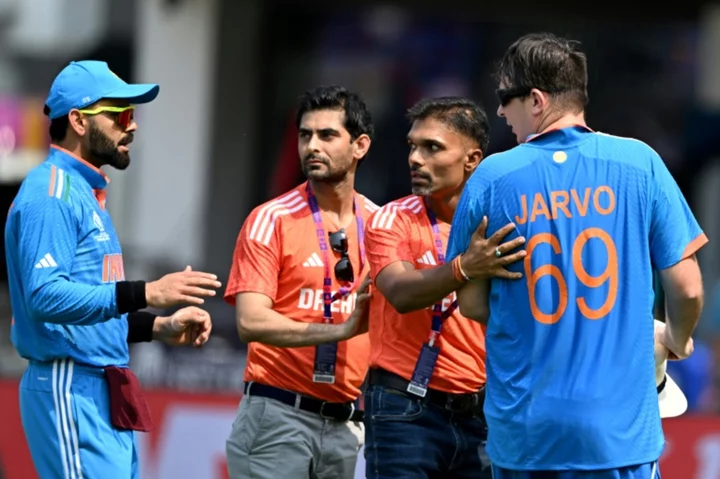 Prankster sparks World Cup security fear at India, Australia World Cup game