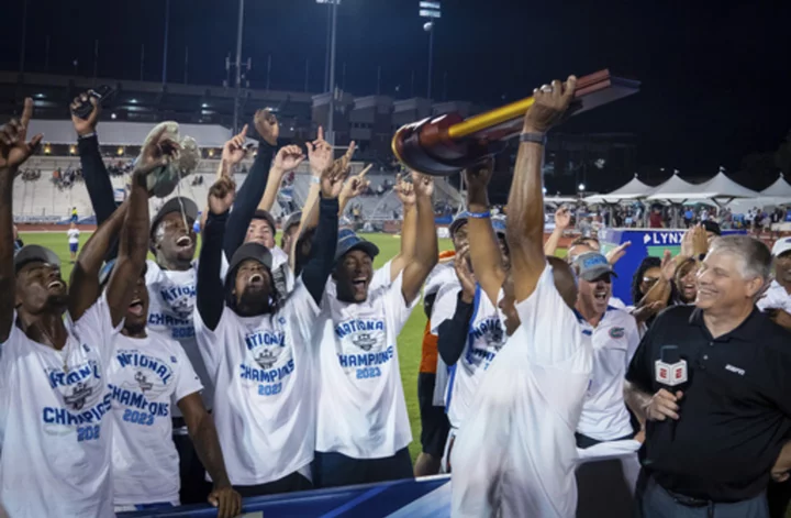Florida wins closing relay for second straight NCAA men's track and field title