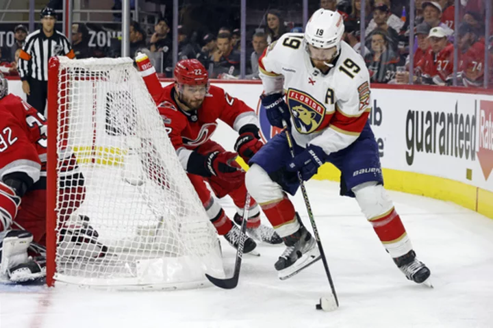 Tkachuk does the leading, and the Florida Panthers are happily following