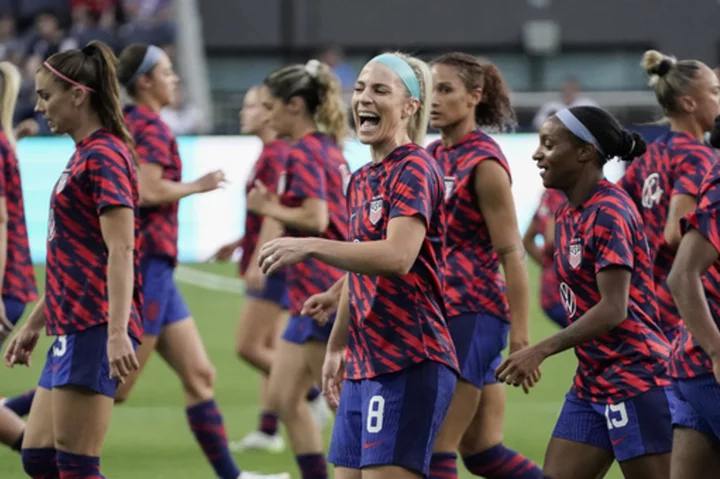 Julie Ertz says goodbye to the US national team during a 3-0 win over South Africa