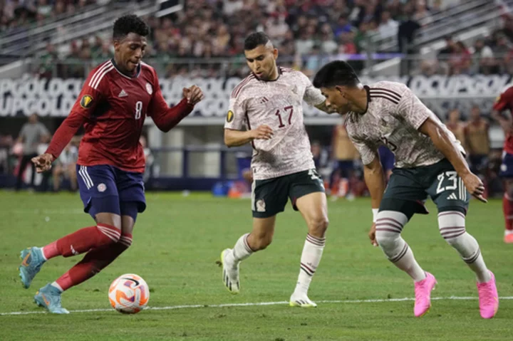 Mexico beats Costa Rica 2-0, advances to CONCACAF Gold Cup semifinal