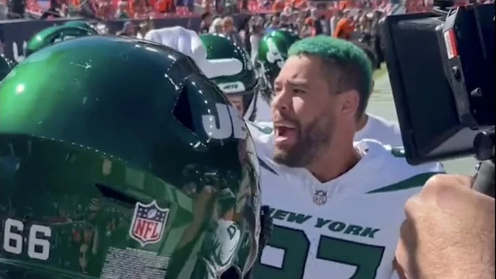 C.J. Uzomah Pregame Speech to Jets: 'Their coach made this sh-t personal. Well f--k him and f--k them.'