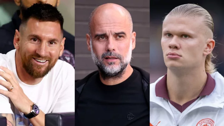 Pep Guardiola reveals choice between Lionel Messi and Erling Haaland for 2023 Ballon d'Or
