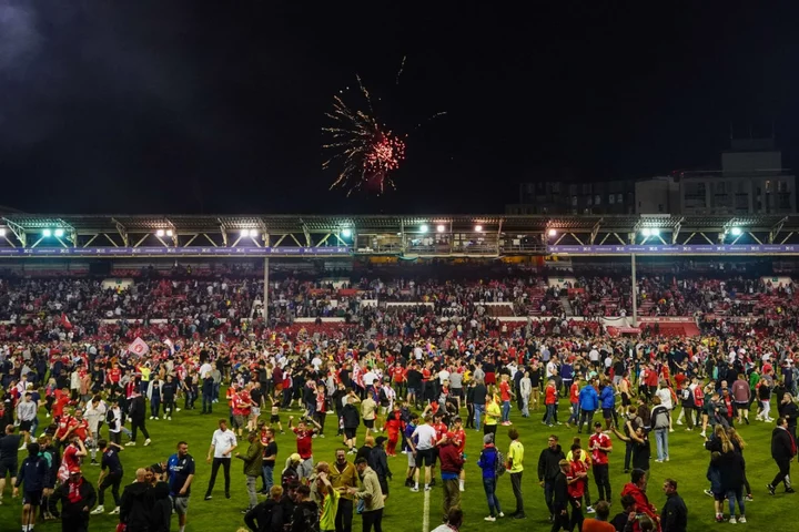 Forest fined over pitch invasion after 2022 play-off semi against Sheff Utd