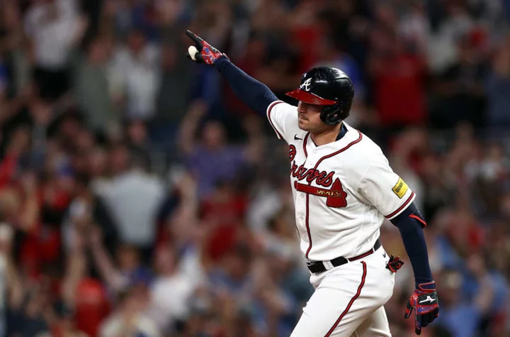 Insane angle of Austin Riley’s game-winning homer shows Braves fans losing their minds