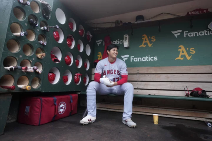 Shohei Ohtani's locker has been packed up at Angel Stadium, and the Angels decline to say why