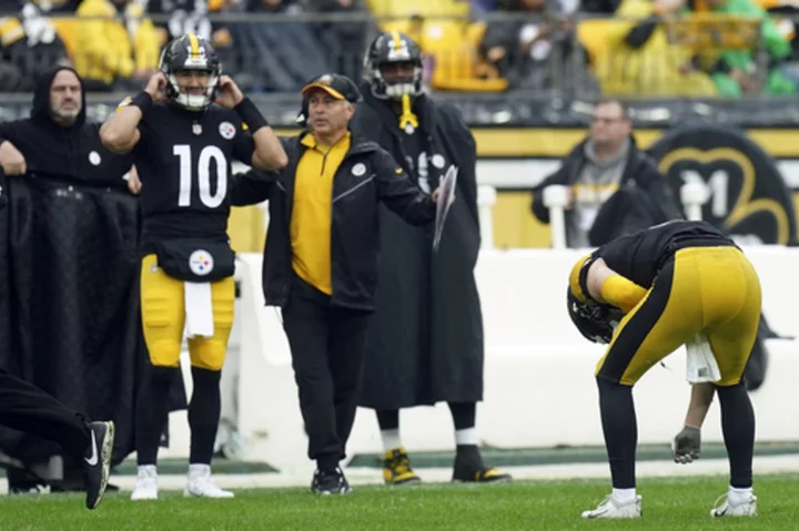 Steelers leaving door 'ajar' for QB Kenny Pickett to play against Titans. Safety Fitzpatrick out