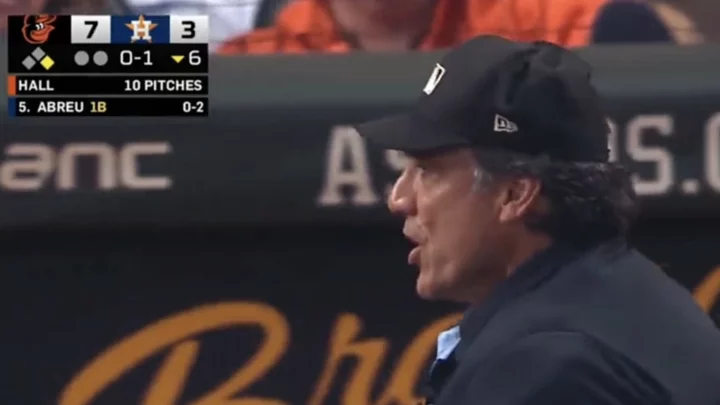 Umpire Phil Cuzzi Got Into it With the Astros Dugout and It Was Great