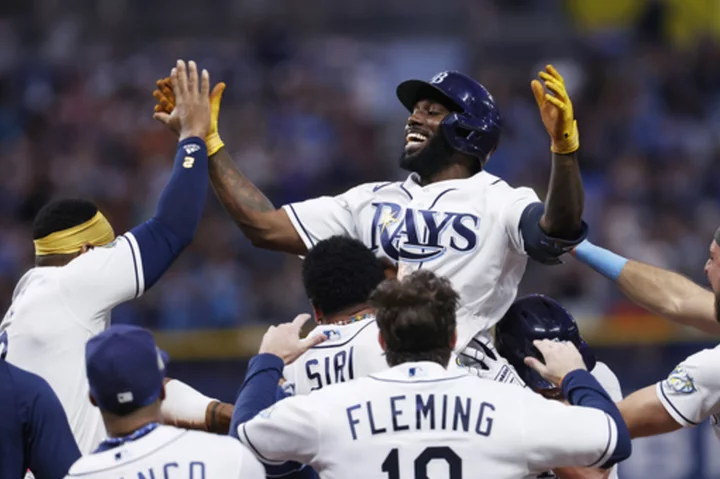 Arozarena completes three-run ninth as Rays rally to beat the Guardians 6-5