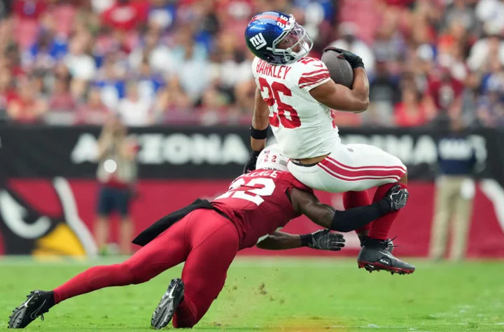 Saquon Barkley injury looks serious based on sideline reaction (Video)