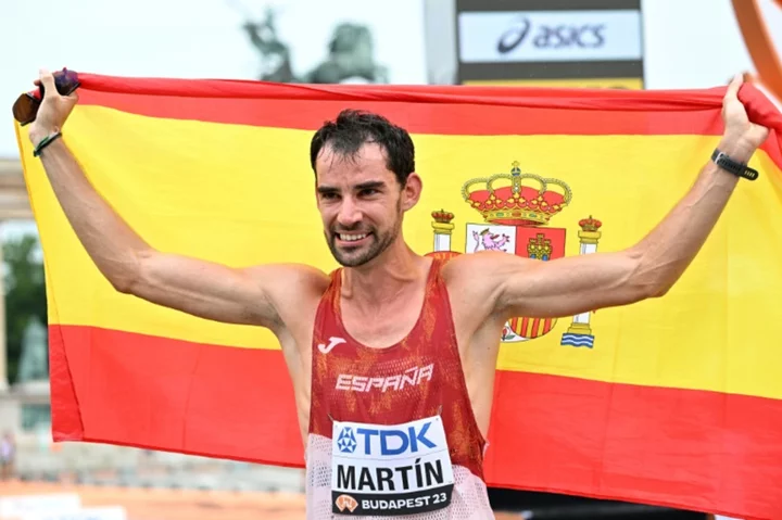 Spanish walker Martin wins first gold of Budapest worlds
