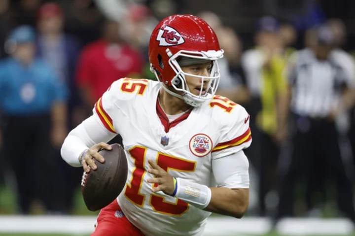 Patrick Mahomes is unanimous choice by AP for the top spot among NFL quarterbacks