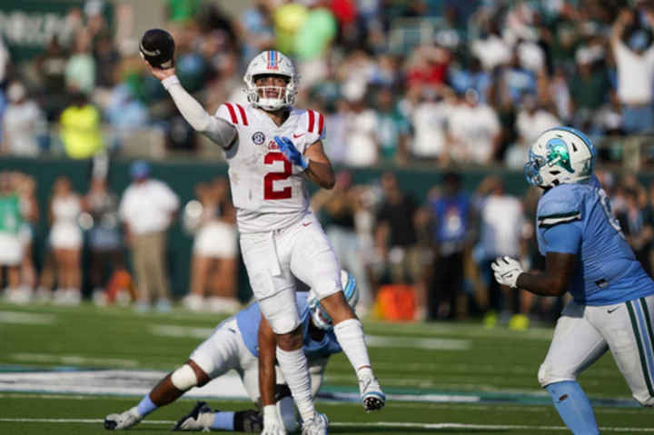 Ole Miss's Dart thriving after fighting off challenges, next test is Alabama