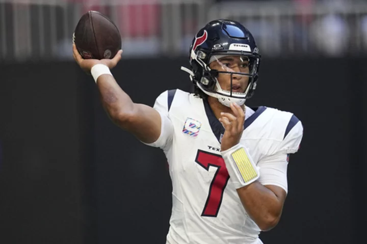 Texans look to complete drives after settling for field goals in 21-19 loss to Falcons