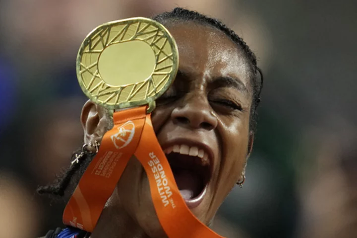 AP PHOTOS: Hungary hosts track and field world championships, a major sports event