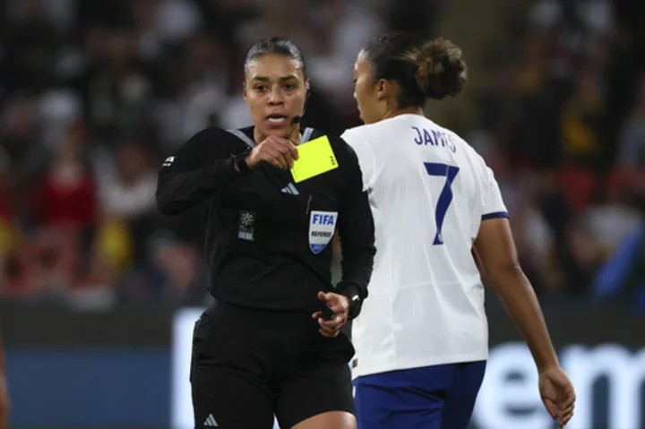 A step too far. Lauren James shown a red card in England's Women's World Cup win over Nigeria