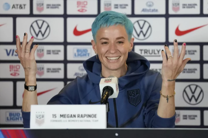 Megan Rapinoe's role is evolving as the US prepares for a title defense at the Women's World Cup