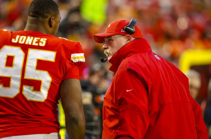 Andy Reid reacts to Chris Jones absence from Chiefs training camp