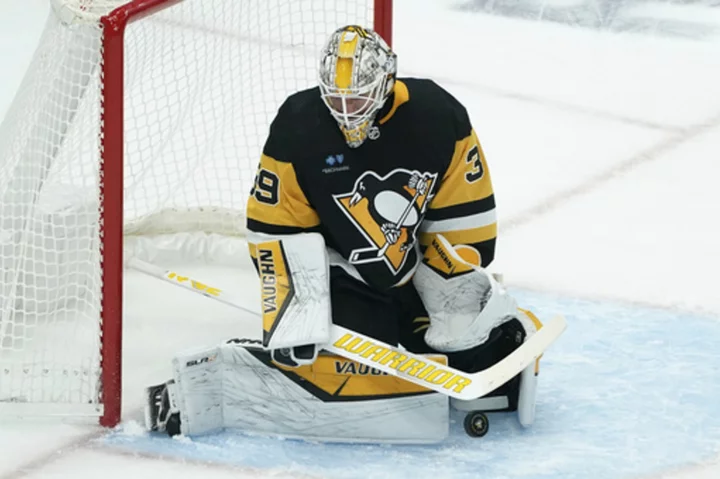 Alex Nedeljkovic helps Penguins shut out Golden Knights, 3-0