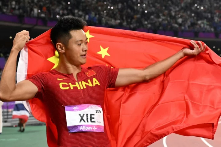 Hosts China win 100m sprint double at Asian Games