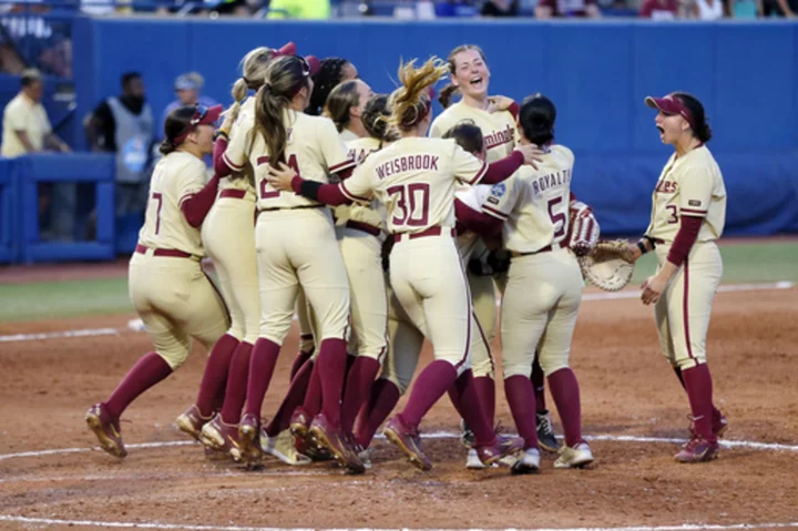Florida State tops Tennessee in semifinal, will play Oklahoma for Women's College World Series title