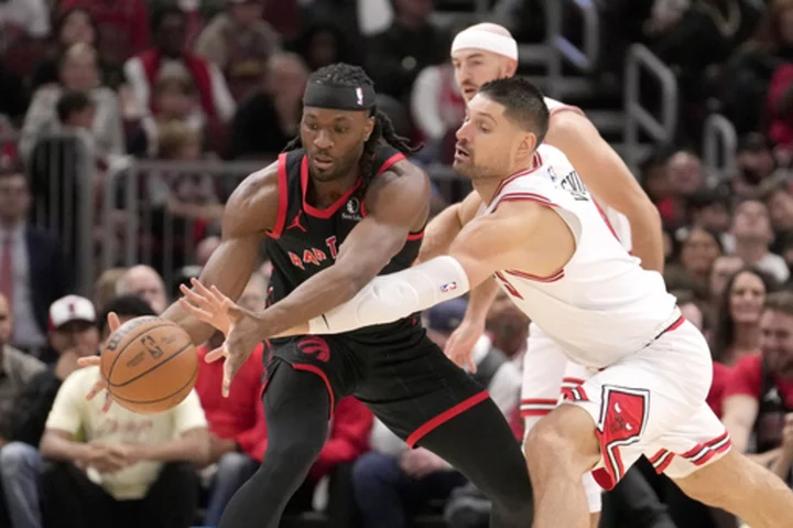 Caruso nails 3 in overtime to give the Bulls a wild 104-103 win over Raptors