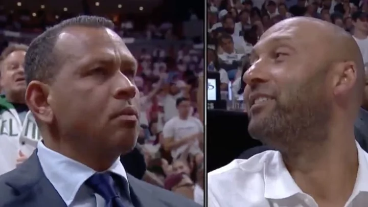 Derek Jeter and Alex Rodriguez Sitting Courtside is a Disaster for the Miami Heat