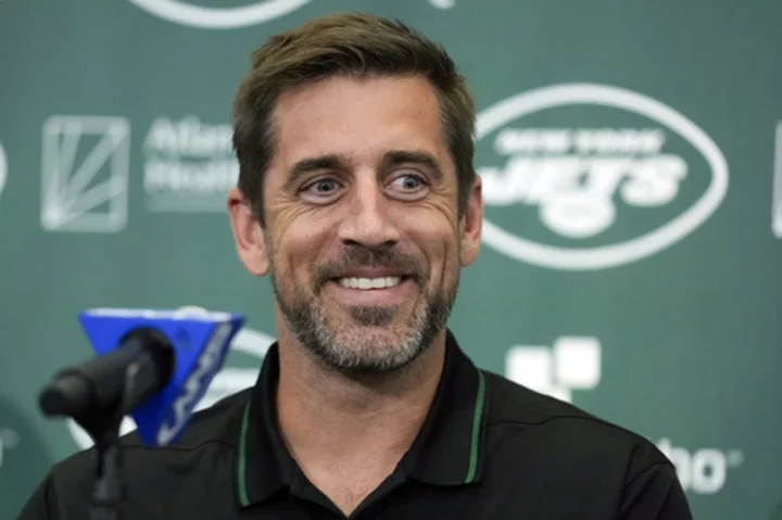 Aaron Rodgers' camp debut with the New York Jets is getting a 'Hard Knocks' closeup