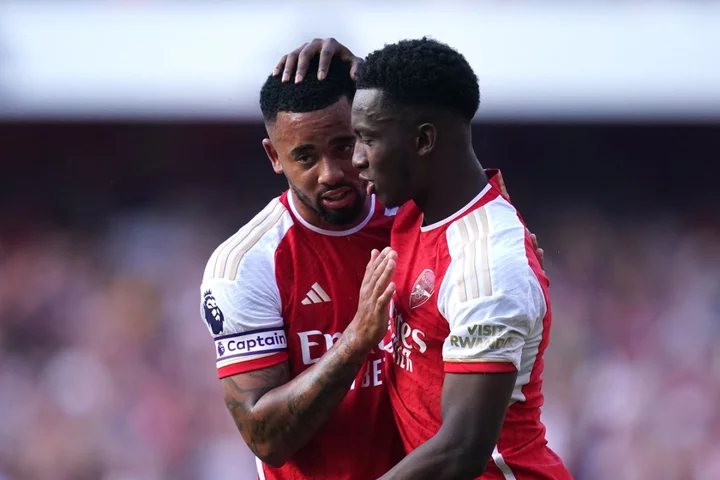 Arsenal forward Gabriel Jesus hopes he has seen the last of knee niggles