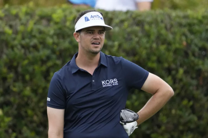 Beau Hossler beats gusting winds in Japan to lead the Zozo Championship by 1 after second round