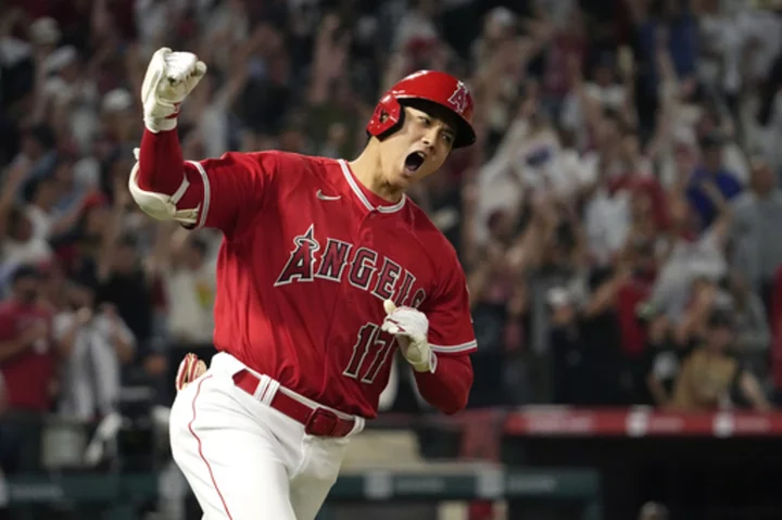 Shohei Ohtani voted major leagues' top designated hitter for 3rd straight year