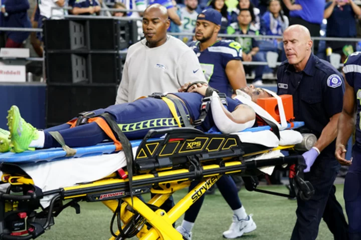 Seahawks WR Cade Johnson released from hospital following concussion