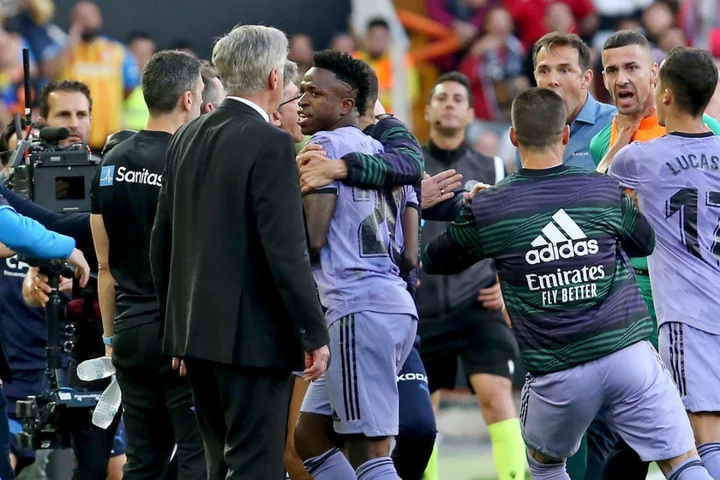 ‘Powerless’ LaLiga requests greater authority to punish racism after Vinicius Jr abuse