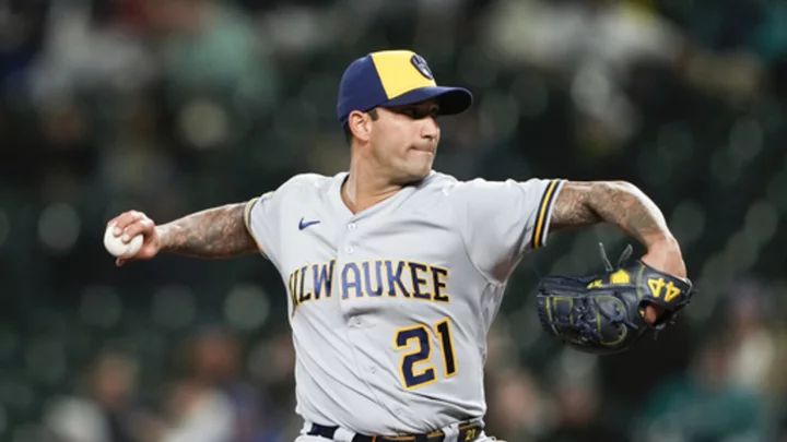 Brewers designate struggling reliever Bush for assignment day after blown save against Pirates