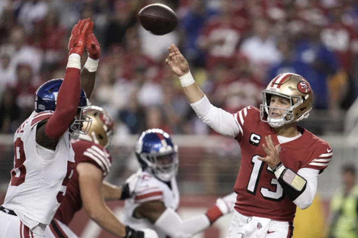 49ers are focused on fixing flaws after rolling to their third straight win to open the season