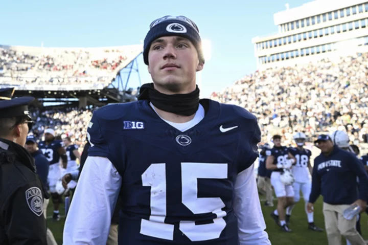 Quarterback Allar expected to play when No. 11 Penn State faces Michigan State