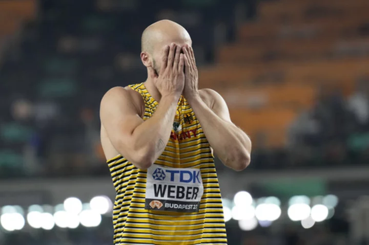 Former track and field giant Germany is in a slump with no medals at the world championships