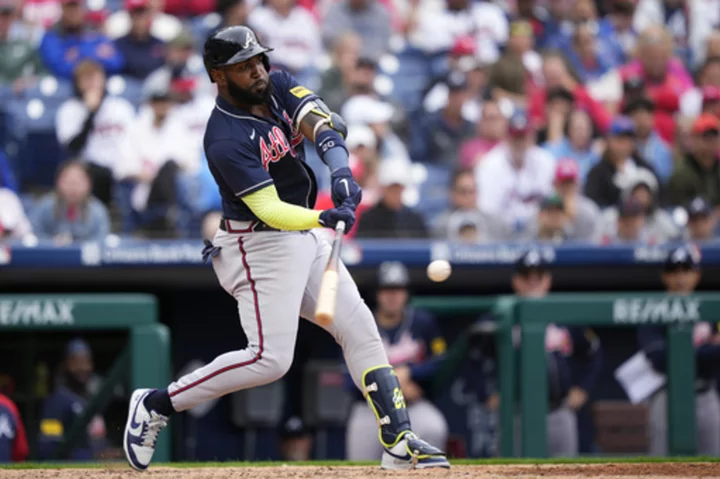 Ozuna slugs a 2-run HR in the 10th as the Braves beat the Phillies 5-1 for 8th straight win