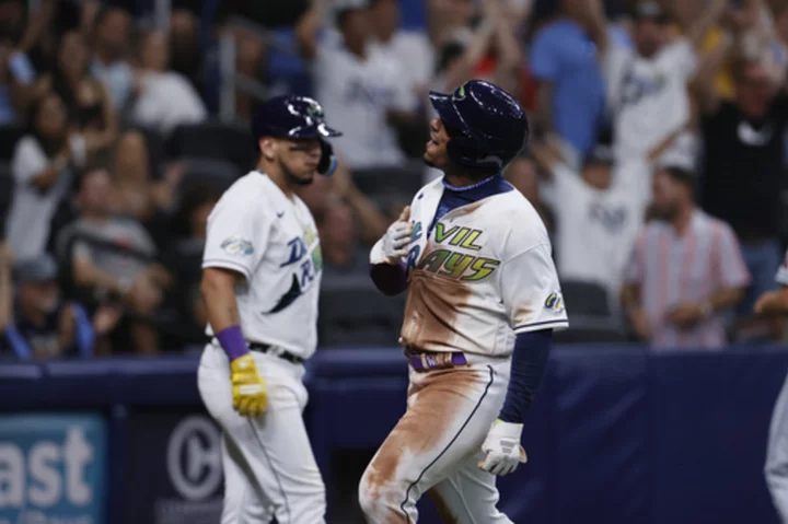 Franco homers in bottom of the 9th, Rays overcome bullpen meltdown to beat Guardians 9-8
