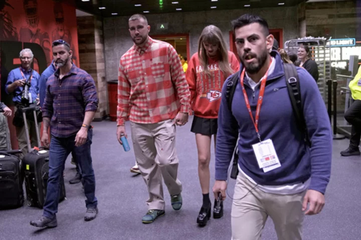 Chiefs' Travis Kelce has been taking his play to a new level with Taylor Swift in the house