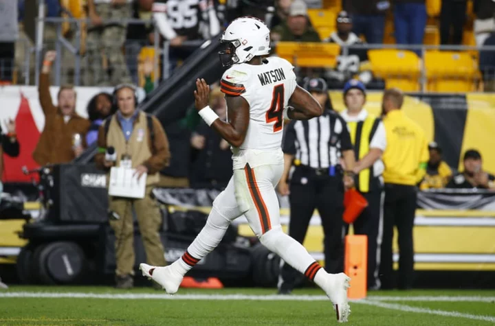 Deshaun Watson shoves referee after obvious personal foul call (Video)