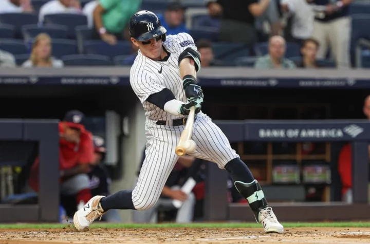 It happened again: Michael Kay treats lowly fly ball like a walk-off Yankees dinger