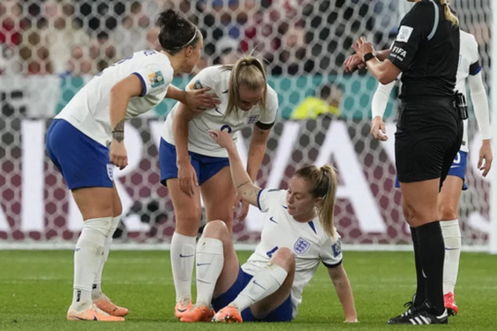 Walsh's injury against Denmark could further deplete England's Women's World Cup roster