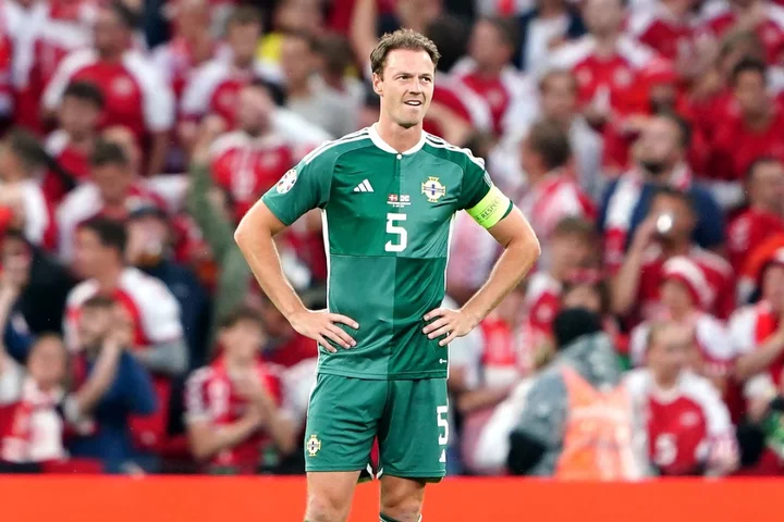 Jonny Evans says Denmark defeat ‘hard to take’ after late disappointment