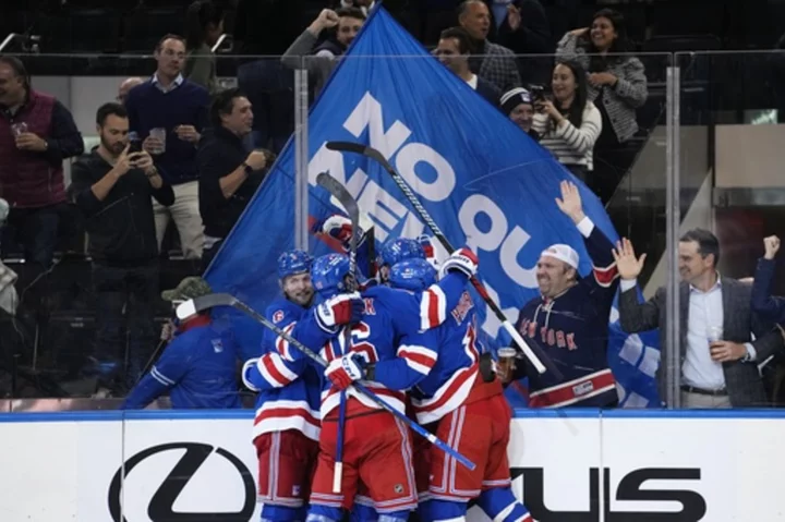 Lafreniere has goal and 2 assists, Domingue makes 26 saves as Rangers beat Wild 4-1