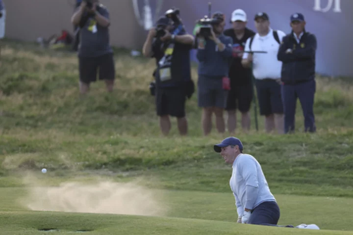 British Open's key hole from the opening round
