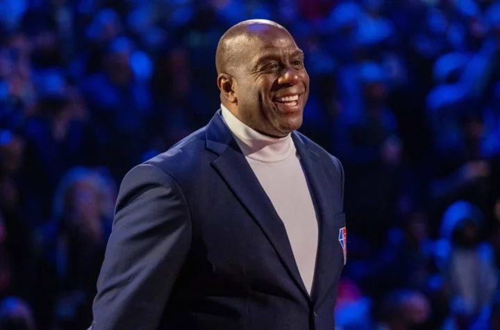 Magic Johnson says Lakers are best in the West, reveals his Twitter secret, and talks Sideline RSV campaign
