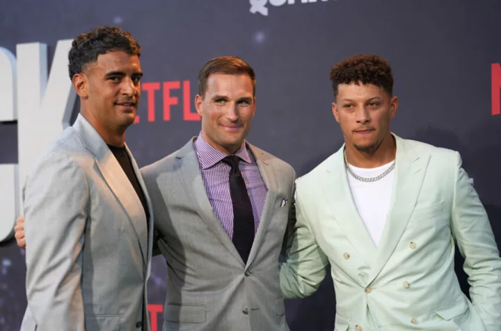 Kirk Cousins trying to emulate Patrick Mahomes after seeing co-star on Netflix doc